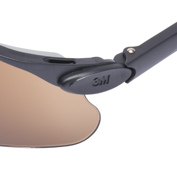 3M™ Maxim™ Safety Glasses, Black-Grey frame, Anti-Scratch - Anti-Fog, Brown Lens, 13226, Buy online Dubai UAE Truequality.ae-C