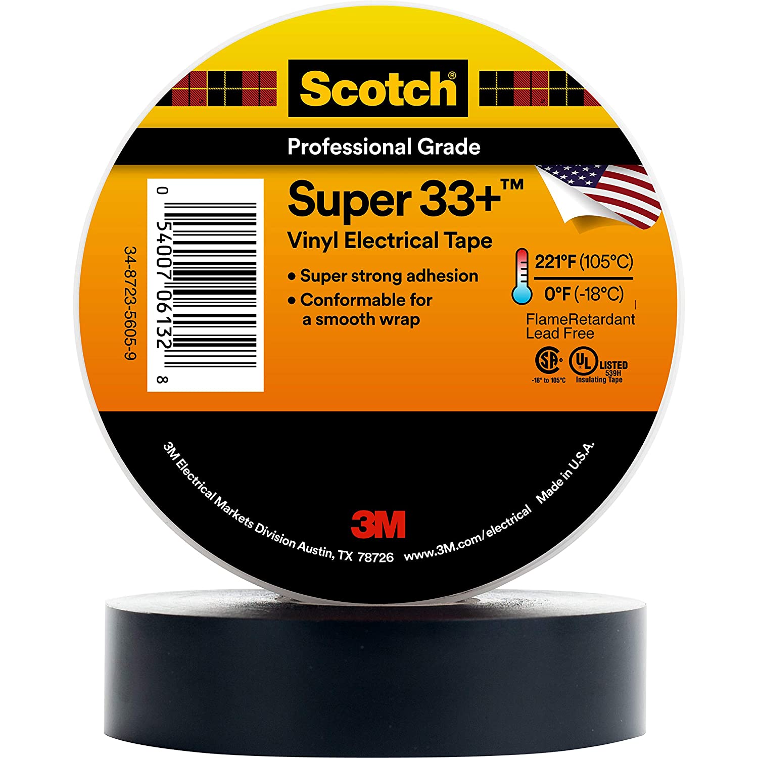 Scotch®-Vinyl-Electrical-Tape-Super-33-Black-19-mm-x-20-m-Buy-online-best-price-UAE-Dbai-Truequality.ae Scotch®-Vinyl-Electrical-Tape-Super-33-Black-19-mm-x-20-m-Buy-online-best-price-UAE-Dbai-Truequality.ae